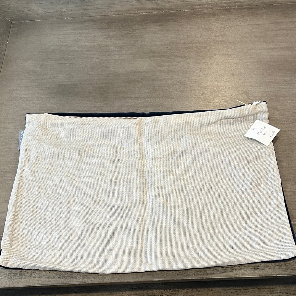 Studio McGee Cream and Navy Accent Pillow